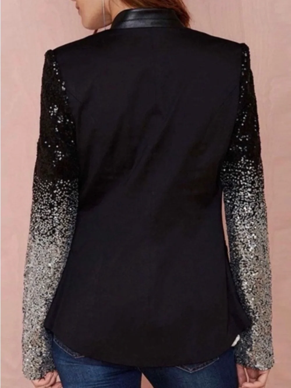 Black & Sequin Blazer Size Small- Concert Fave